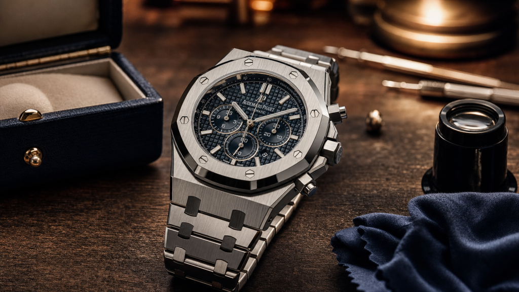 Audemars Piguet Royal Oak Offshore 43 mm Méga Tapisserie, cadran au relief profond