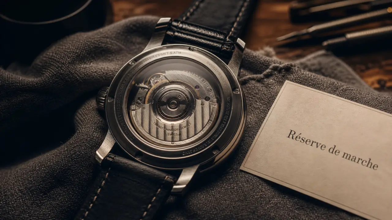 Comment fonctionne une montre automatique : rotor et réserve de marche (ressort principal)
