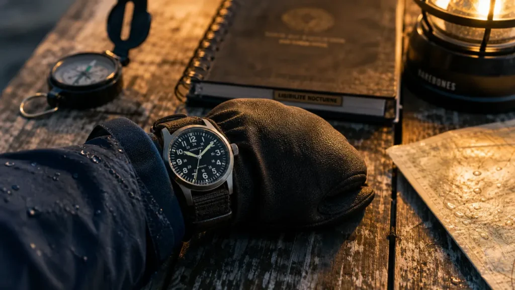 Luminox sans électricité pour Navy SEAL : lisibilité nocturne à l’ombre