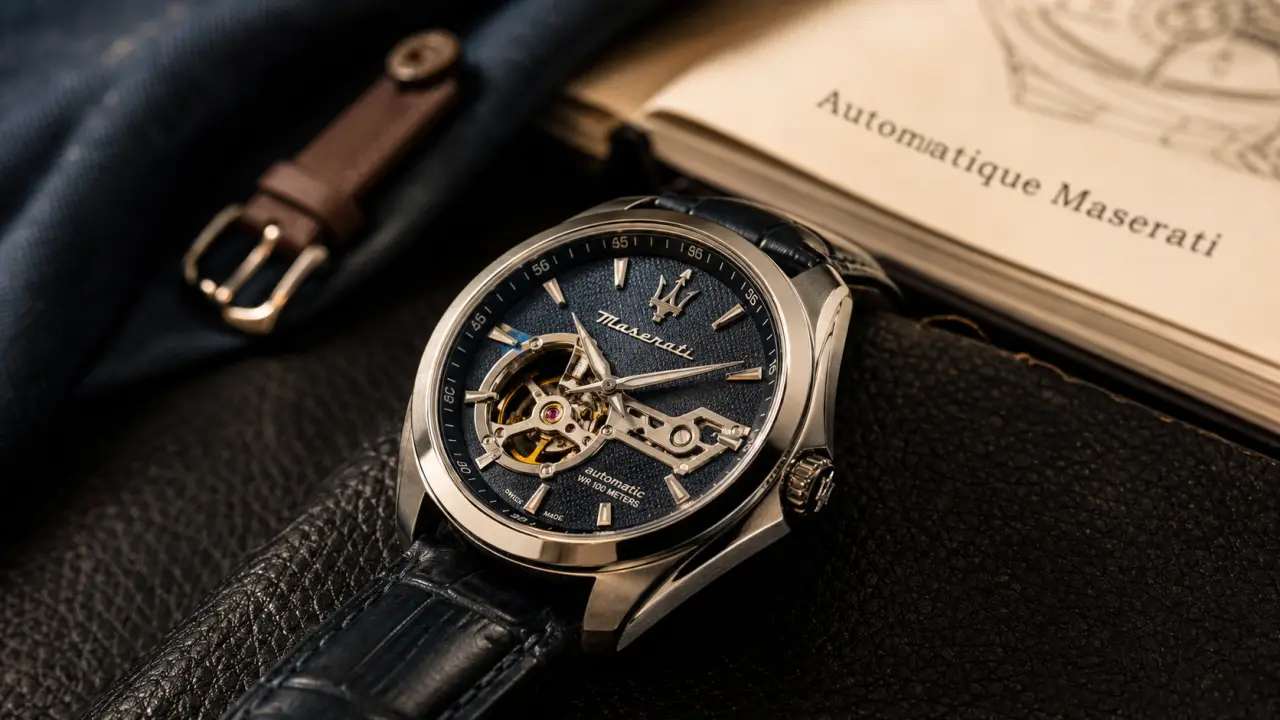 Maserati montre automatique Open Heart, Velocità et Day-Date