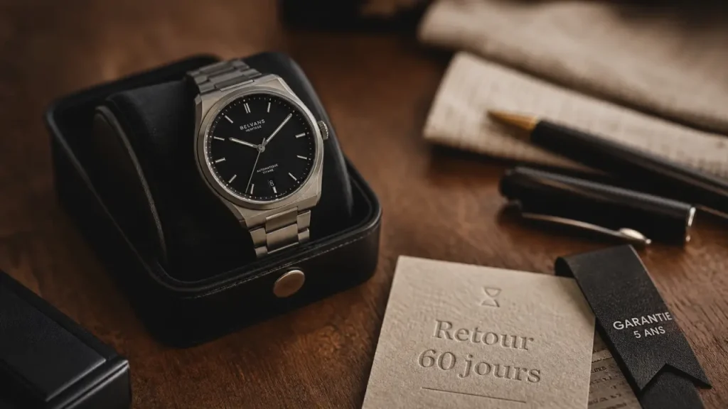 Montre Belvans : assemblage à Besançon, collection Heritage et garanties à vérifier