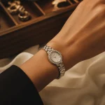 Montres femme strass au poignet, éclat pour bureau et soirée