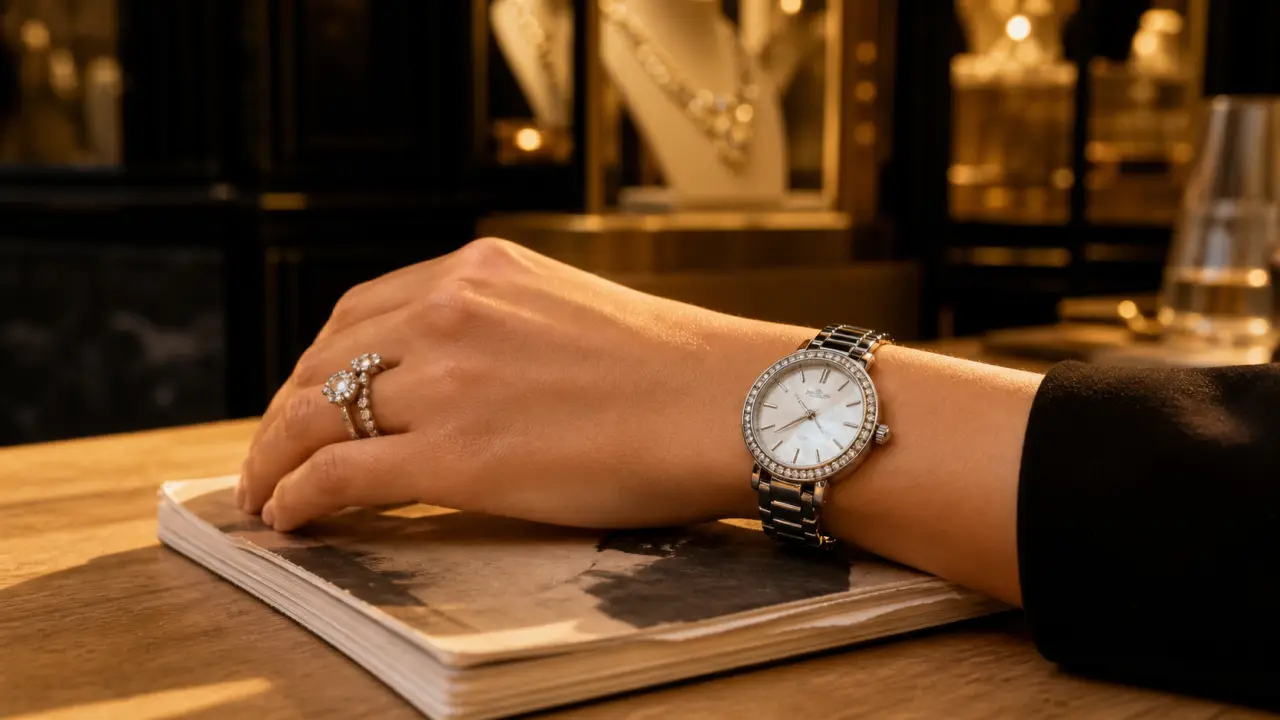 Montres Mauboussin femme : cadran nacré et diamants, poignet chic
