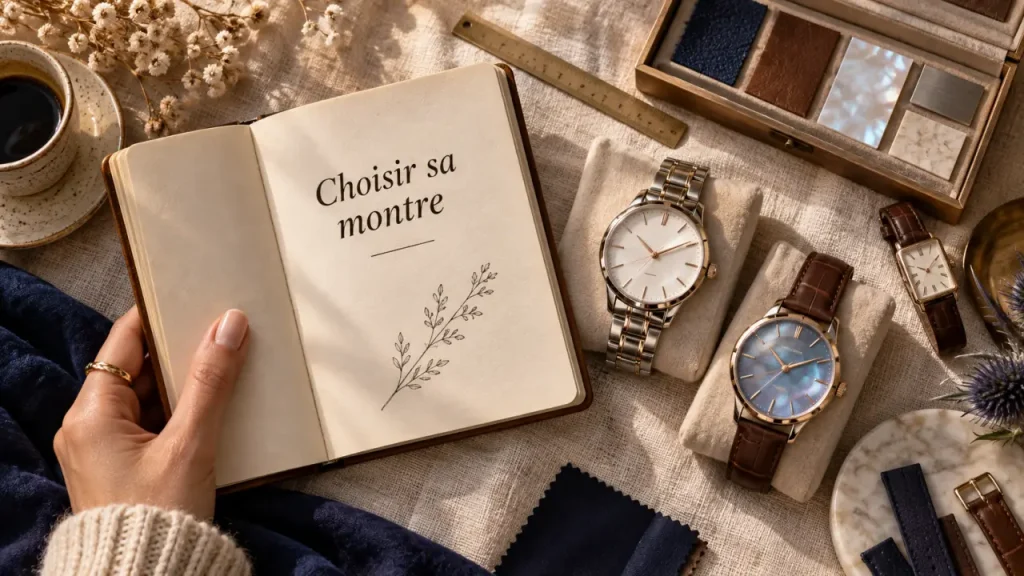 Montres femme aux Galeries Lafayette : choisir le mouvement, le diamètre et le style adaptés