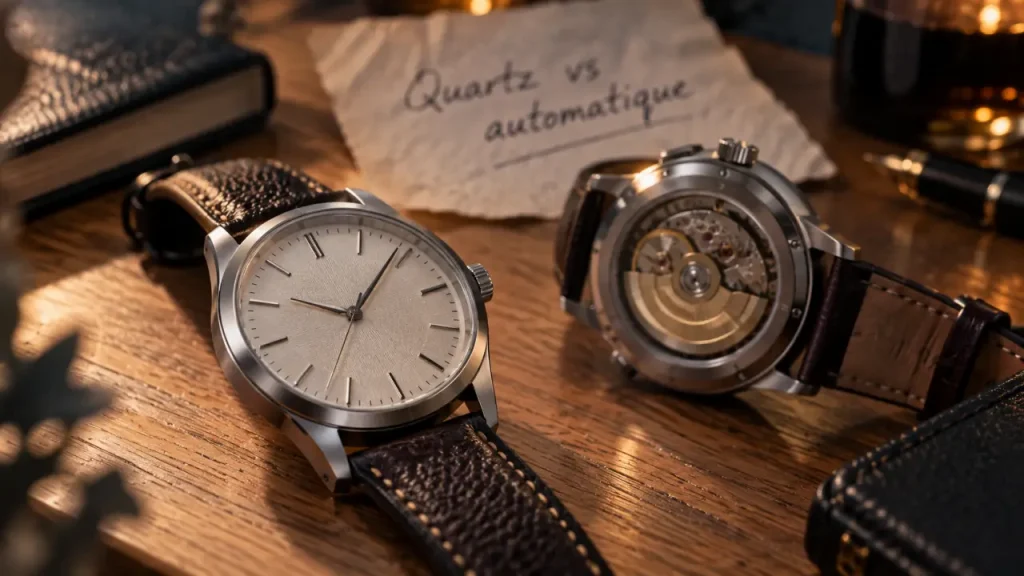 Montre à quartz ou automatique : précision immédiate ou plaisir du rotor ?