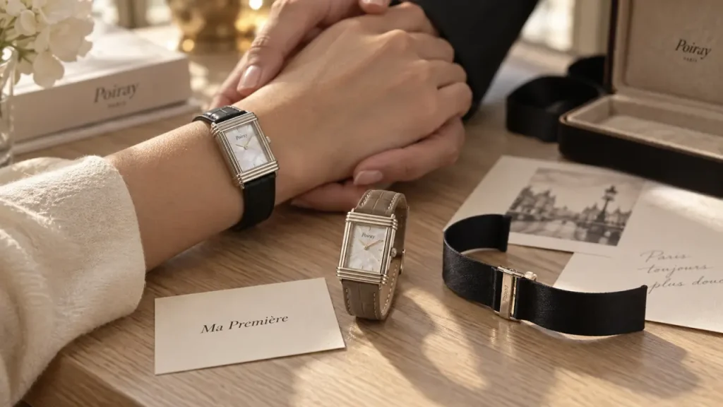 Ma Première ou Rive Droite : forme, style et bracelets pour choisir votre montre Poiray femme