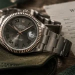 Photo Rolex Wimbledon Datejust 36 41 mm sur bracelet Oyster